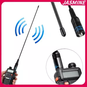 JASMINE NA-771 SMA-F Dual Band High Gain Radio Ăng-ten Cho BaoFeng UV-5R Kenwood JASMINE