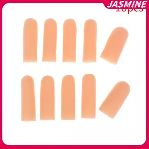 JASMINE 10 Cái / bộ Silicon Gel Ống Tay Băng Bảo Vệ Ngón Tay Giảm Đau Ngón Tay Cái Nắp JASMINE