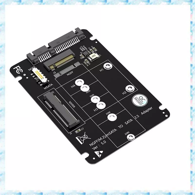Bộ chuyển đổi M.2 NGFF MSATA SSD sang SATA 3.0 2.5 inch M2 SATA SSD MSATA SSD Riser Card cho PC Laptop Thêm vào thẻ