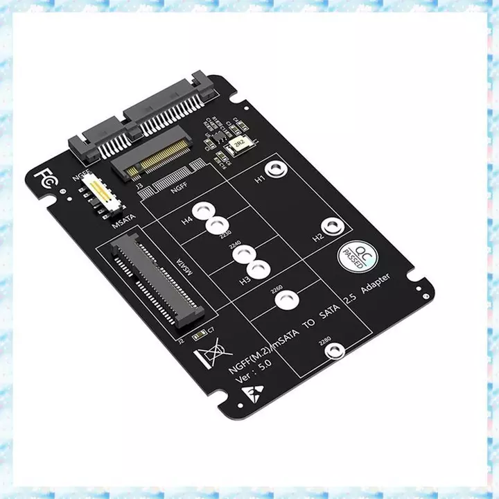 Bộ chuyển đổi M.2 NGFF MSATA SSD sang SATA 3.0 2.5 inch M2 SATA SSD MSATA SSD Riser Card cho PC Laptop Thêm vào thẻ