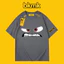 Bkmk teen little devil In Hình Mùa Hè Áo Thun Nữ Tay Ngắn Hợp Thời Trang Mới Nam Nữ Rời cotton Cặp Đôi Tay Ngắn 0704