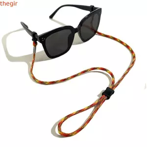 Dây đeo kính THEGIRL8B, Dây đeo cổ chống trượt có thể điều chỉnh, Giá đỡ an toàn Dây đeo kính bền bảy sợi nhiều màu