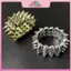 MYPANDA Y2K Trang sức Ba lớp Stud Spiked Vòng tay Punk Grunge Vòng tay thời trang mát mẻ dành cho nữ Phụ kiện Goth.