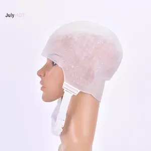 JULYHOT Silicone Tóc Nổi Bật Mũ Có Kim Có Thể Tái Sử Dụng Tóc Màu Mũ Nhuộm Tóc Massivedeals