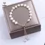Vòng tay đính cườm ngọc trai Baroque thanh lịch dành cho phụ nữ Vòng tay có thể điều chỉnh sang trọng Trang sức ngọt ngào của cô gái thời trang Quà tặng tiệc sinh nhật [Mina]