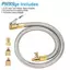 Ziyulinyuk 20 "Ống bơm hơi Ống lốp ô tô Máy bơm hơi Ống bơm hơi Kết nối ống Qui Lạm phát Chu Loing Air Chu Xe máy VN