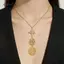 AqToCna Triple Protection Nelace với Witch Knot Pentagram Tetragrammaton Mặt dây chuyền để bảo vệ tâm linh AqToCna