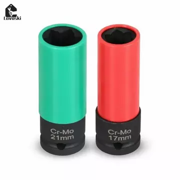 2 Miếng Ổ Cắm Chống Trộm Có Tay Nhựa Chống Rỉ Sét Khóa Bánh Xe Ổ Cắm Lug Nut Remover Set Nhỏ Gọn Cho Chủ Ô Tô, Nhà Để Xe