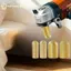 GE Kim Cương Brazed Bawater Mài Bánh Xe Ngón Tay Mũi Phay Cắt Tỉa Đầu Tròn Mài Mòn Để Trang Điểm Thạch Anh Đá Counter VN