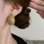 PNPIA- Bông tai bán nguyệt bằng nhựa Tinh tế Vintage Chunky Ellipse Bông tai hình học Không phai Trang sức thời trang cho phụ nữ đi chơi cuối tuần