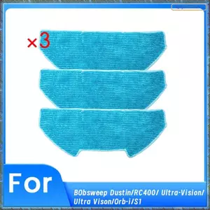 3 Miếng Lau Nhà Thay Thế Cho BOMsweep Dustin / RC400 / Ultra-Vision / Ultra Vison / -I / S1 Hút Chân Không Lau Vải Miếng Lót Phụ Kiện