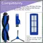 Linh Kiện Thay Thế Cho 11S Max, 15C Max, 30C Max, 39C Max, G10 G20 G30 G32 Robot Bàn Chải Chân Không Bộ Lọc Phụ Kiện