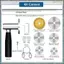 Máy cắt ống bên trong cho ống nhựa Pvc có tay cầm và bánh xe cắt Grit, Hướng dẫn đo độ sâu cắt có thể điều chỉnh 7 Inch