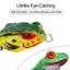 Luya 2.5cm 3g Mini Thunder Frog Móc đôi Mồi mềm có tiếng ồn Sequin để câu cá FSI