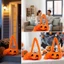 Túi Kẹo Bí Ngô Xô Kẹo Mềm Xô Bí Ngô Tote Mềm Theo Chủ Đề Halloween Cho Trẻ Em, Chụp Ảnh