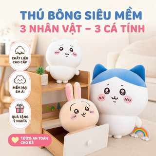 Gấu Bông Chiikawa/Hachiware/Usagi 20cm-30cm, Búp Bê Mềm Mại Và đáng Yêu, Quà Sinh Nhật Cho Trẻ Em