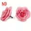 20 chiếc Đầu hoa hồng nhân tạo DIY Trang trí đám cưới Đường kính 65mm - Hồng