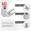 Trọng lượng 1g 2g 5g 10g 20g Mạ Chrome Hiệu Chuẩn Gram Cân Trọng Lượng Bộ Cân Bằng Kỹ Thuật Số Bạc Trắng