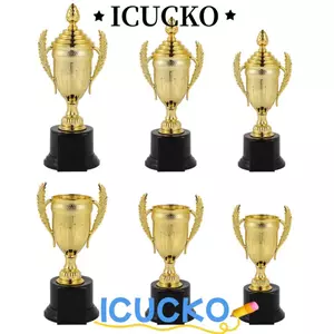 ICUCKO Cốc Nhỏ, Cung Cấp Phần Thưởng Trường Học Nhựa Mẫu Cúp Giải Thưởng, Giải Vàng Cuộc Thi Bóng Đá Trẻ Em Thủ Công Quà Lưu Niệm Trẻ Em Giải Thưởng