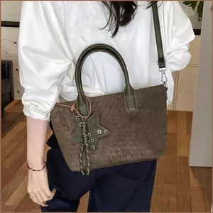 SQ11 Túi tote cổ điển phổ biến dành cho nữ sức chứa lớn mùa hè 2026 túi đeo vai thông thường mới