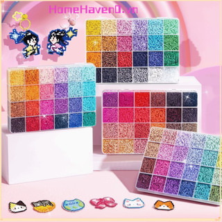 HOMEHAVEN Perler Hama Hạt, Bộ hạt cầu chì ba chiều kích thước 2,6mm, Câu đố tự làm 48 / 72 / 96 / 120 Màu đậu nhỏ cao cấp Hạt xếp hình chất lượng cao Câu đố giáo dục