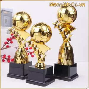 MONOSTYLE Quả bóng vàng Cúp, Giải thưởng người chơi xuất sắc Cuộc thi bóng đá Cốc nhỏ, Mẫu thủ công Quà lưu niệm Người chiến thắng bằng nhựa Giải thưởng Cúp Đồ chơi Trường học Cung cấp phần thưởng