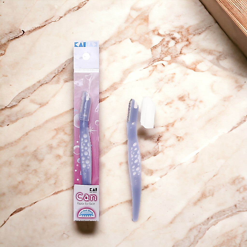 Dao Cạo Lông Mày Lưỡi Thép Không Gỉ Kai Razor 02540 (Lẻ 1 Cây)