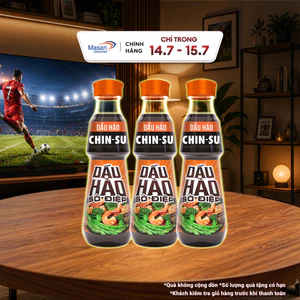 Combo 3 Dầu hào CHIN-SU sò điệp chai x 820gr