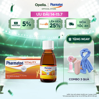 Bộ 1 Thực Phẩm Bảo Vệ Sức Khỏe Pharmaton Vitality Dạng Vỉ Hộp 50 Viên + Thực Phẩm BVSK Pharmaton Essential (Lọ 30 Viên)