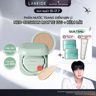 Phấn nước che phủ khuyết điểm Laneige Neo Cushion Matte SPF 46 PA++ (kèm lõi)