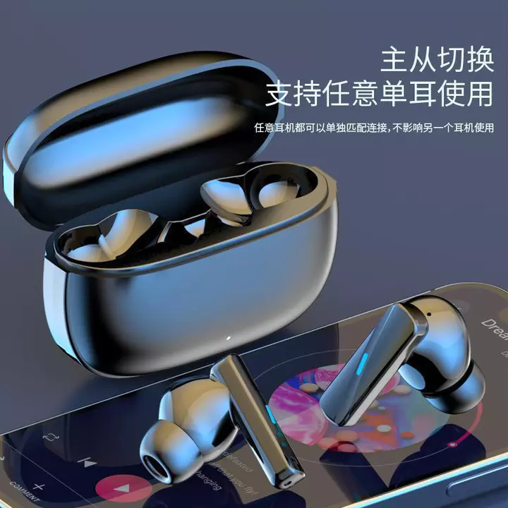 Tai nghe thể thao 5.3 Tai nghe Bluetooth trong tai Tai nghe 5.3 Tai khử tiếng ồn Tai nghe hiển thị Bluetooth không dây Bluetooth Phong cách Bluetooth mate50ancenc Tai nghe kỹ thuật số Kẹp không thể di