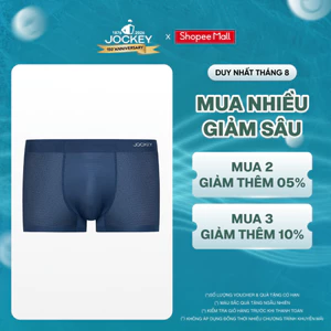 Quần Lót Nam Jockey Dáng Trunk Thoáng Khí Kháng Khuẩn, Co Giãn 4 Chiều, Không Đường May - J4058