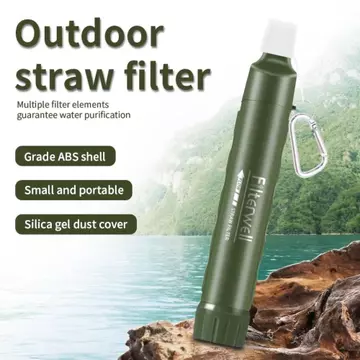 CLOUDBODY Mini Lọc Nước Ống Hút, Máy Lọc Mini Lọc Nước, Phụ Kiện Cắm Trại Uống Trực Tiếp Ống Hút Di Động Uống Nước Ống Hút Ngoài Trời