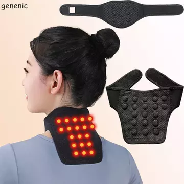 Cổ tử cung tự sưởi ấm GENENIC, Công nghệ tự sưởi ấm nhanh chóng Nẹp cổ, Bảo vệ cổ tử cung Đai hỗ trợ cổ thân thiện với da thoải mái