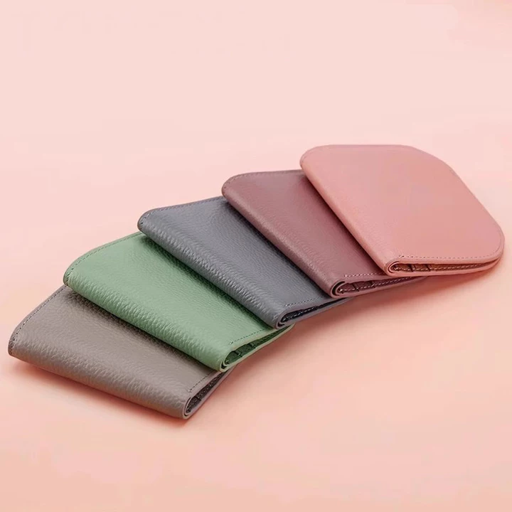 ví nữ cute ví nữ mini cầm tay Ví siêu mỏng Nữ Ngắn Nhỏ Có Thể Gập Lại Họa Tiết Da Thật Chính Hãng Dây Kéo Mini Ví Đựng Tiền Xu Mỏng Ví Đựng Thẻ Nhỏ – 5
