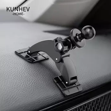Giá đỡ đầu bi KUNHEV, Giá đỡ điện thoại xoay 360 độ 17mm, Giá đỡ điện thoại có thể điều chỉnh đa năng Đế dính kép tự dính Giá đỡ điện thoại di động Giá đỡ lắp đặt bảng điều khiển