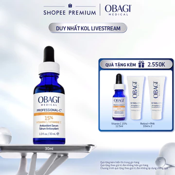 [Hannah x Obagi] Serum Vitamin C 15% Dưỡng Sáng Da & Chống Oxy Hóa Obagi Professional-C 30ml