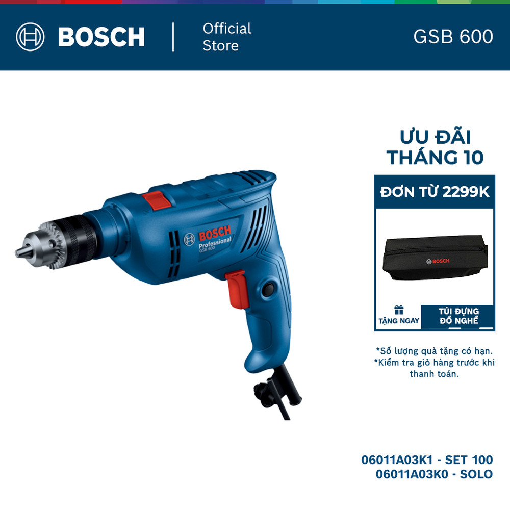 Máy khoan động lực Bosch GSB 600