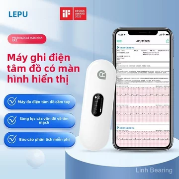 Máy đo điện tim không dây theo dõi tim mạch ECG xách tay y tế gia đình bán chạy