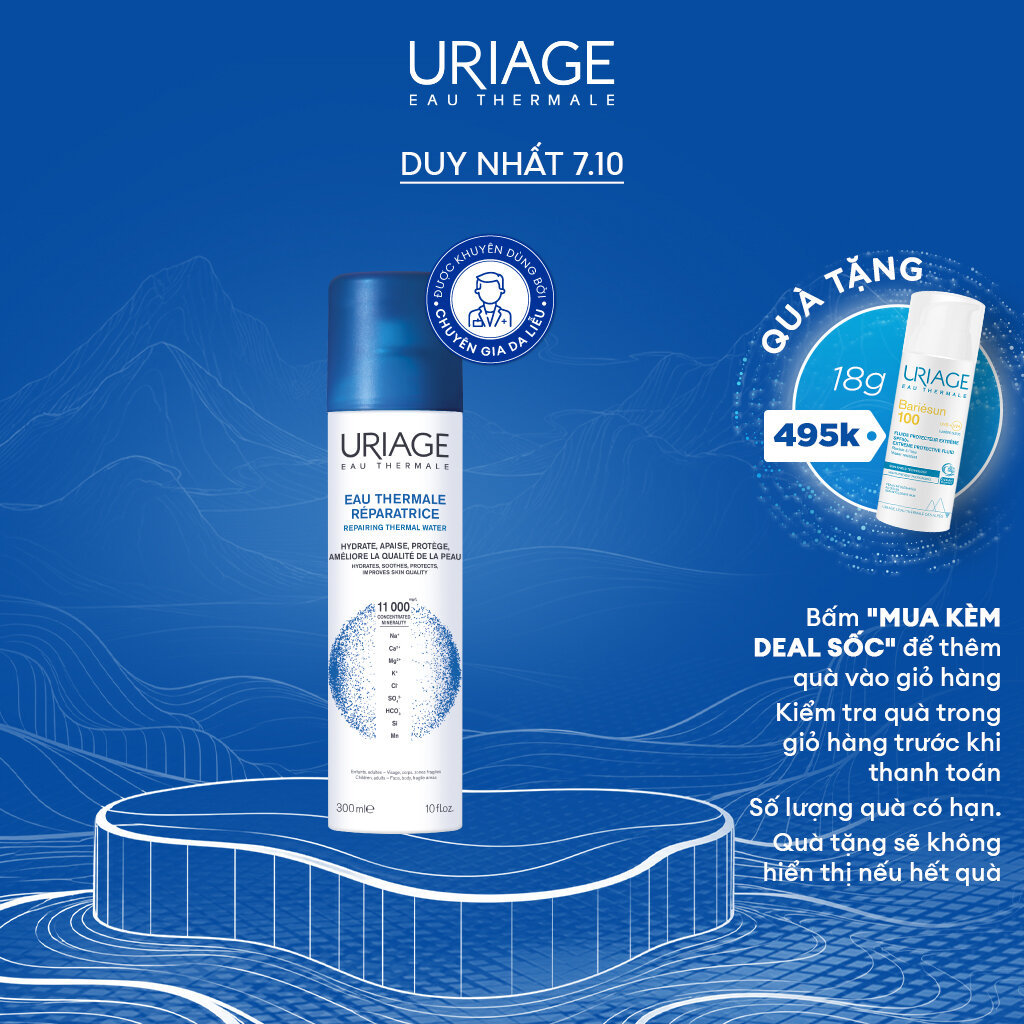 Xịt khoáng cấp ẩm URIAGE THERMAL WATER 300ml