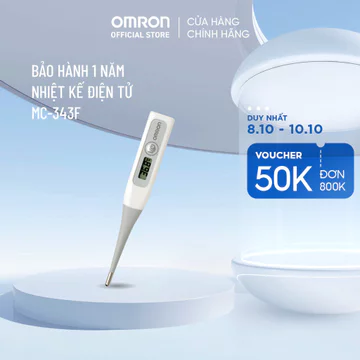 Bảo hành 1 Năm - Nhiệt kế điện tử Omron MC-343F
