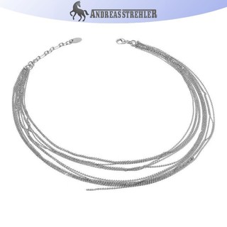 Onetimingfine Thời Trang Nhiều Lớp sel Vòng Cổ Ánh Sáng Màu Bạc Hợp Kim Xương Đòn Dây Xích Dành Cho Nữ Hợp Thời Trang Trang Trang Sức Quà Tặng VN