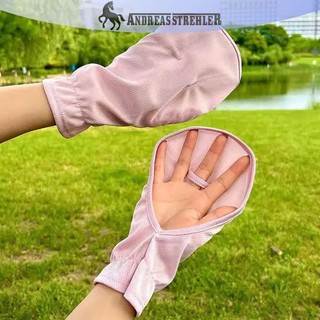 Onetimingfine Mùa Hè Chống Tia UV Găng Tay Thoáng Khí Mỏng Nam Nữ Găng Tay Thể Thao Ngoài Trời Găng Tay Đi Xe Đạp Găng Tay Tay VN