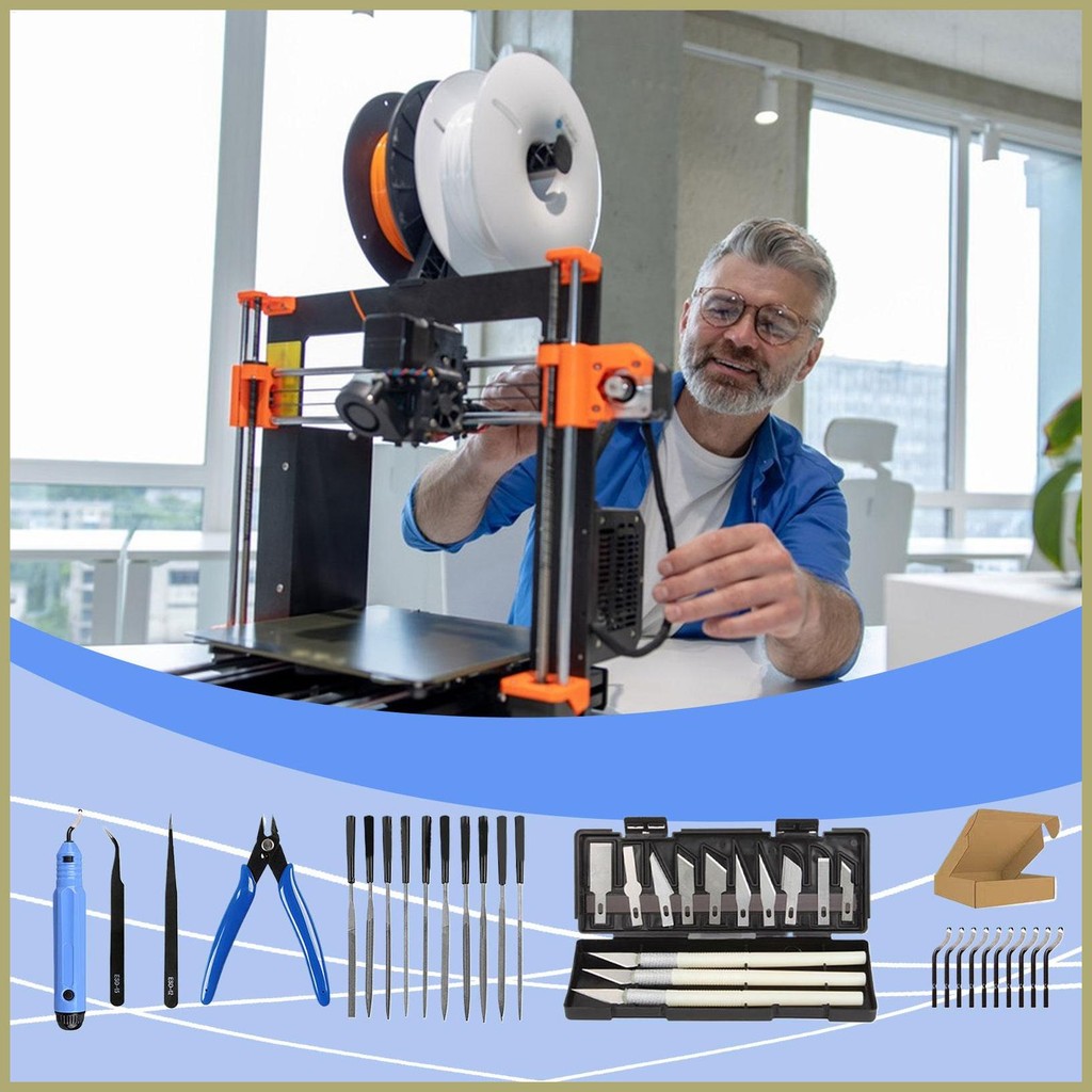 Bộ in 3D Đa chức năng Máy in 3D chuyên nghiệp Dụng cụ cạo Máy in 3D di động có nhíp abrtedvn