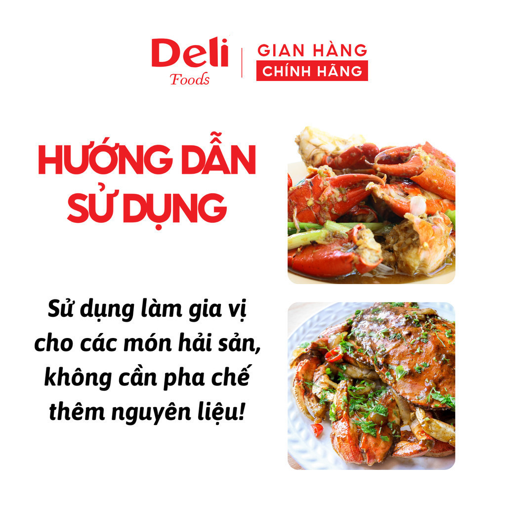 Xốt rang me Deli Foods 280g, Gia vị nấu ăn nêm sẵn, cút lộn xào me, cua rang me, hải sản rang me