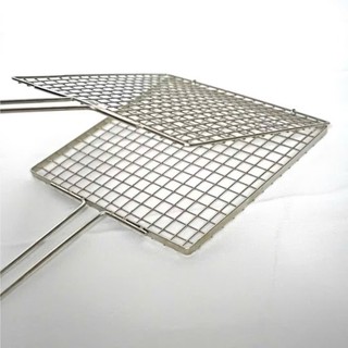 Vỉ kẹp nướng thịt, nướng đồ ăn, chất liệu inox siêu bền, tiện dụng
