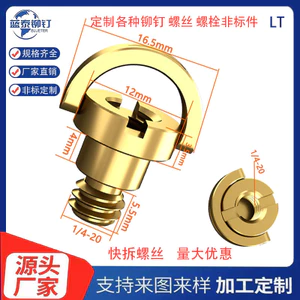 Phát Hành Nhanh Vít Camera Vít Đồng Thau C Khóa Thép Carbon Mạ Niken Phẳng Khóa Tay Vít Vít Nhỏ C Vòng Vít Nhà Máy101708