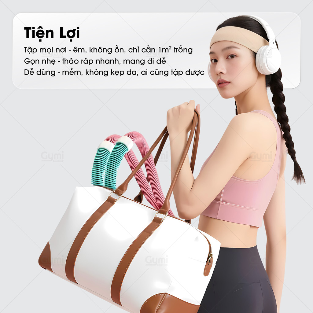 Vòng Lắc Eo Mềm Nâng Cấp Bản Pro - Không Kẹp Da, Lò Xo Liền Mạch, Êm Ái, Siết Eo - Vòng Lắc Eo 02 - VongLacEo02