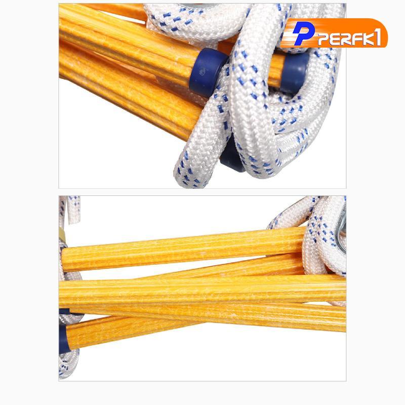 Thang thoát hiểm 16ft, thang dây bền có móc để thoát hiểm an toàn trong trường hợp khẩn cấp
