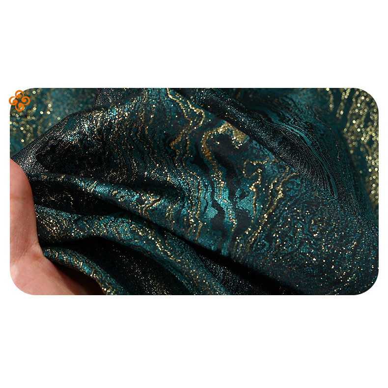 Gilt Họa Tiết Nước Thổ Cẩm Vải Satin Cho Hanfu Cổ, Phong Cách Trung Hoa